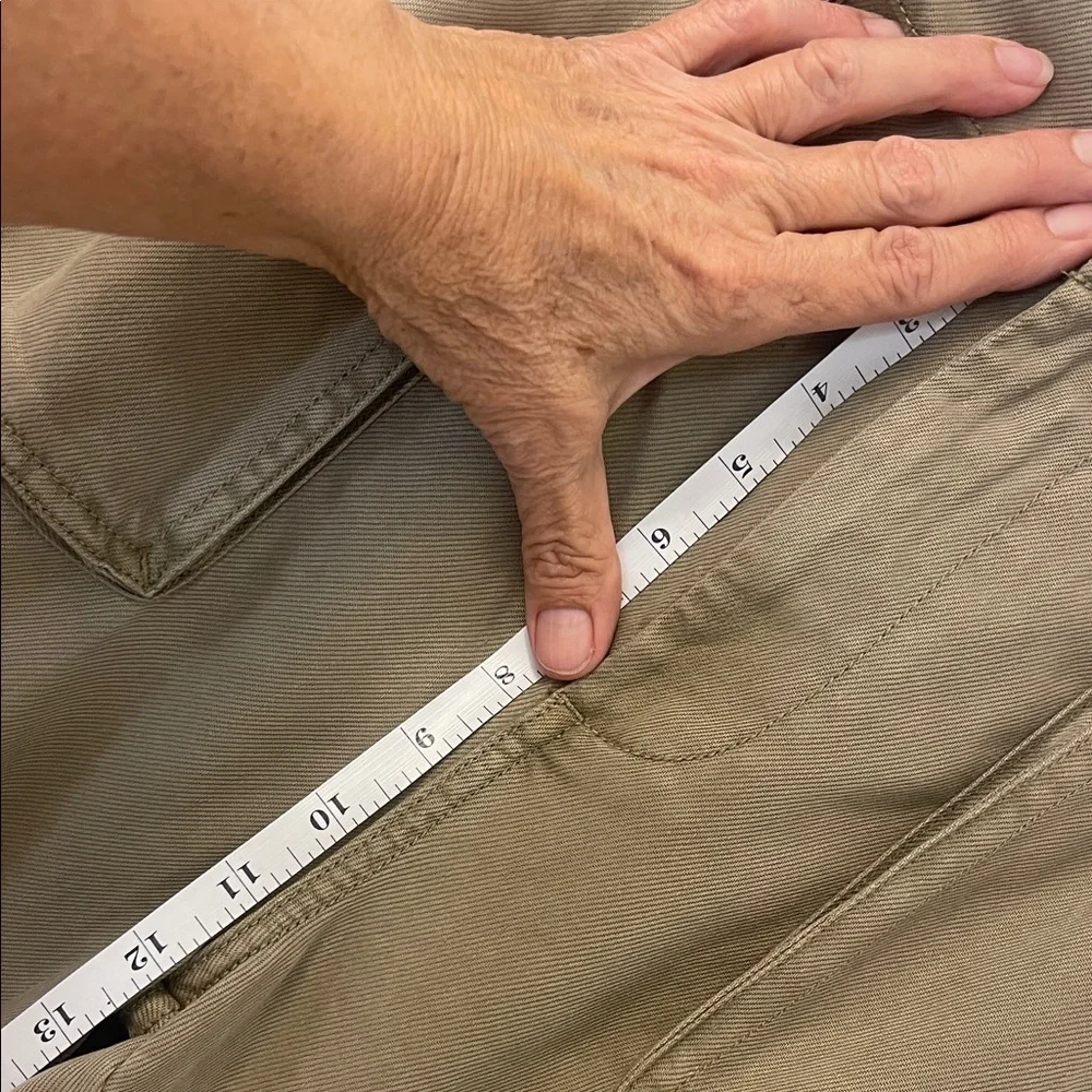 Le’AL.X Women's Tan Cargo Joggers Medium Waist 15”-17” Inseam 28” NWT - Picture 8 of 13